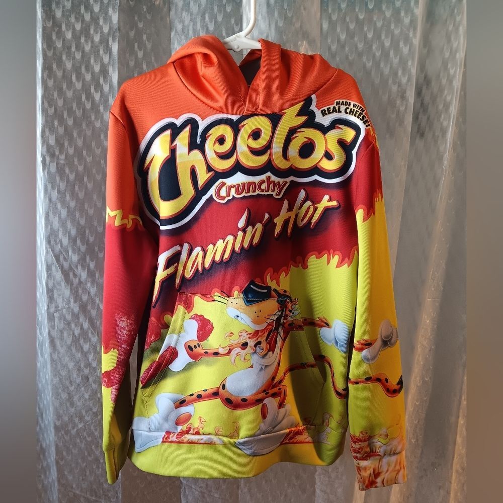 Cheetos Flamin' Hot Hoodie Boy's Size 7-8